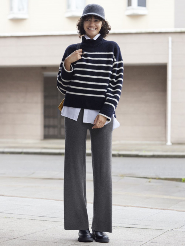 WOMEN'S WASHABLE KNIT RIBBED PANTS | UNIQLO CA