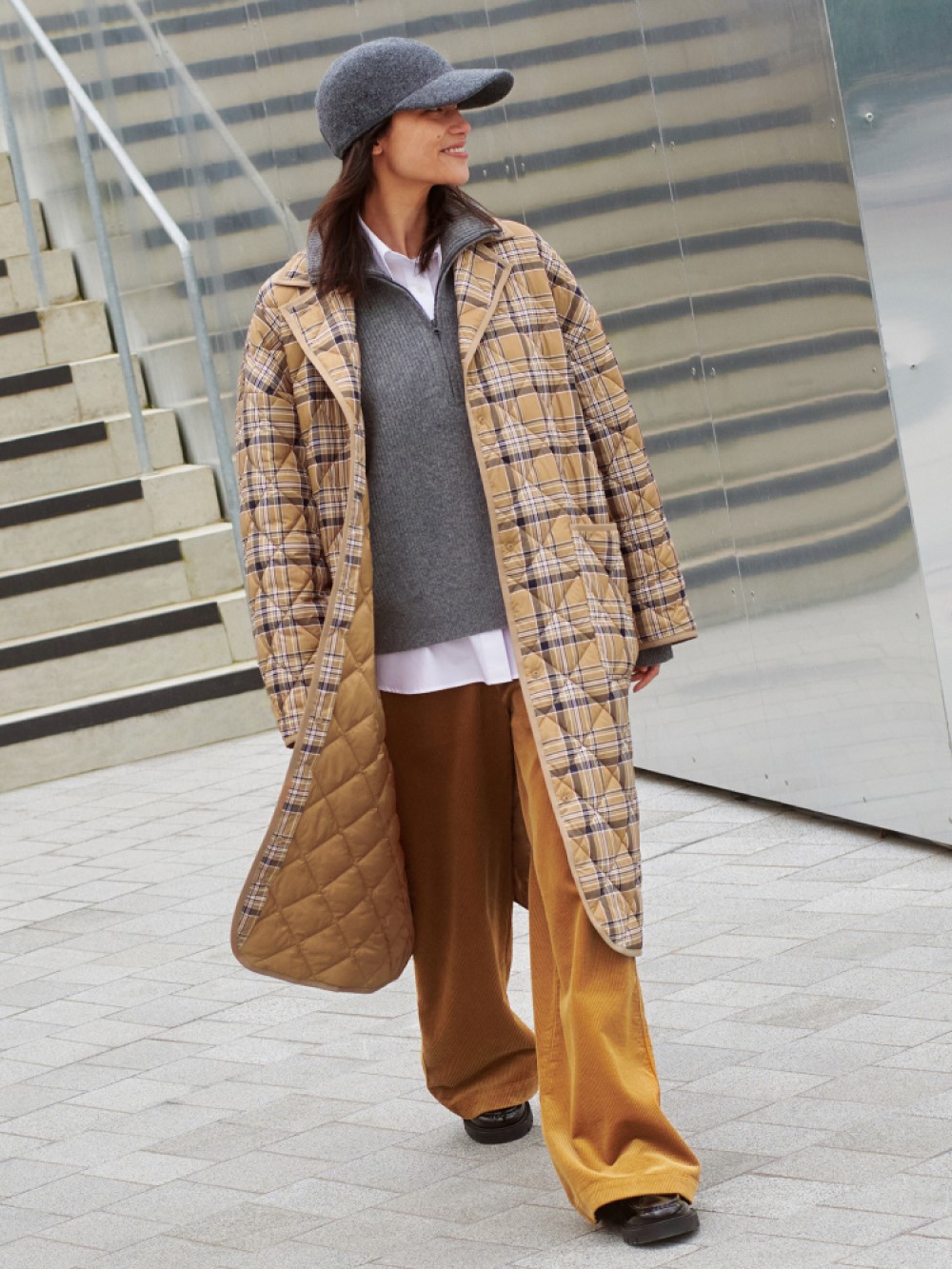 Uniqlo oversized clearance coat