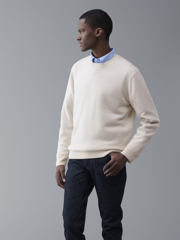 MEN S 100 CASHMERE CREW NECK SWEATER UNIQLO AU