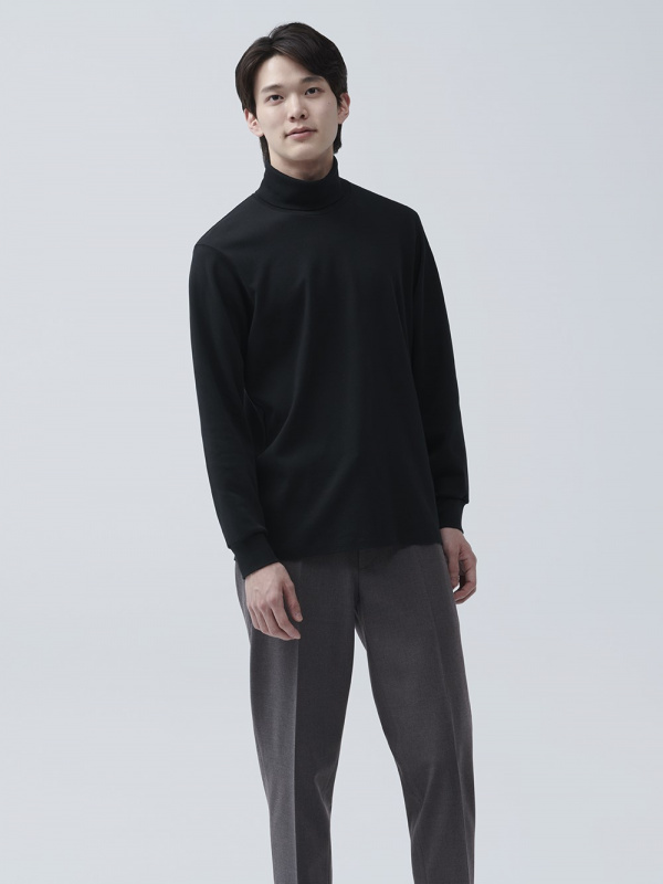 Uniqlo mock shop neck mens