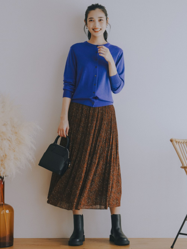 Brown skirt outlet uniqlo