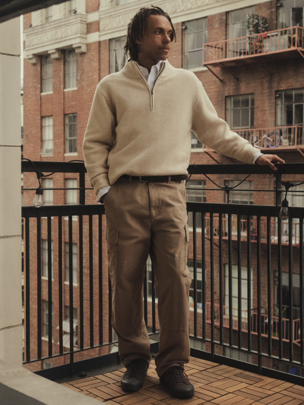 Uniqlo half zip online jumper