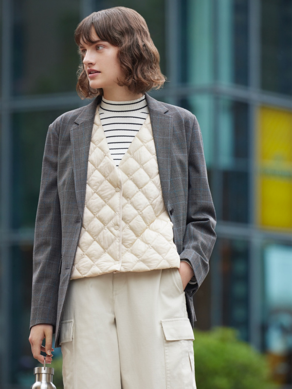 UNIQLO PUFFTECH QUILTED VEST (WARM PADDED)