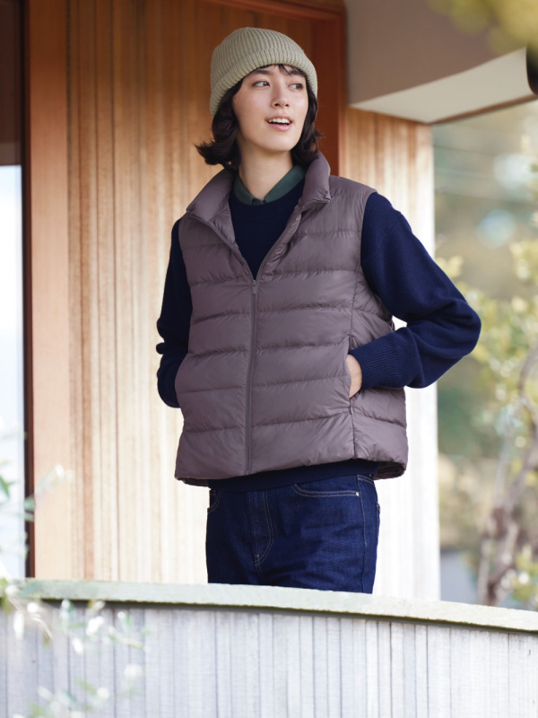 Ultra light down 2025 vest jacket by uniqlo