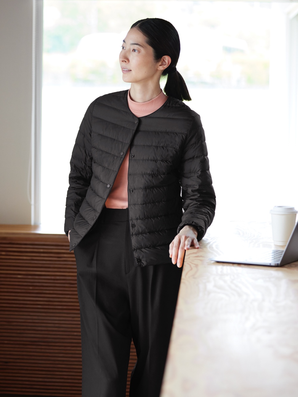 Shop looks for「Double Face Long Coat、Pleated Wide Pants」| UNIQLO US