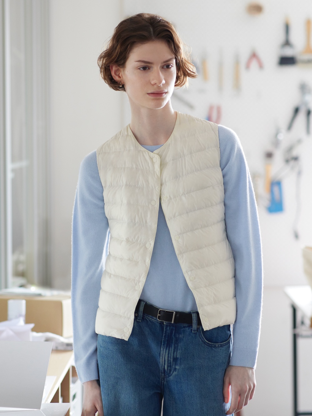 UNIQLO PUFFTECH QUILTED VEST (WARM PADDED)