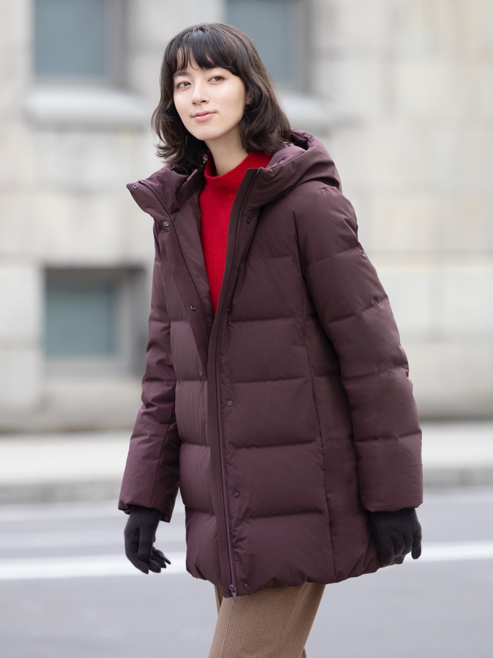 Shop looks for Seamless Down Parka 3D Cut 3D Knit Souffle Yarn