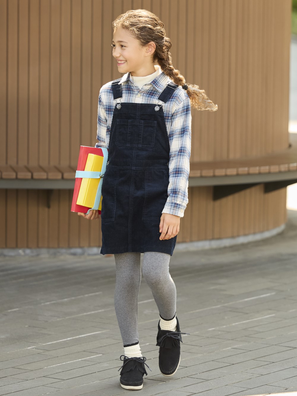 thumbnail image 2 of UPC 643597076401 - Nannette Girls Scottie Dog 2 PC Dress Set Corduroy Jumper & Long Sleeve Shirt 2 of 12