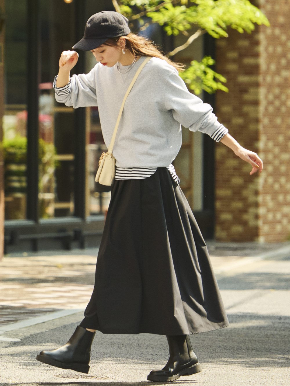 Long skirt hotsell with shirt quilt