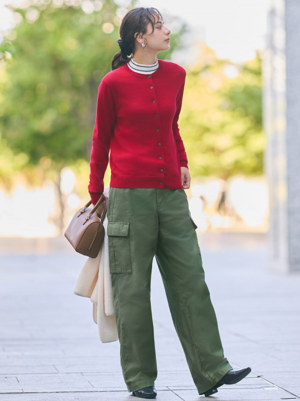 Buy STRAIGHT LOOSE COTTON CARGO PANTS for Women Online in India