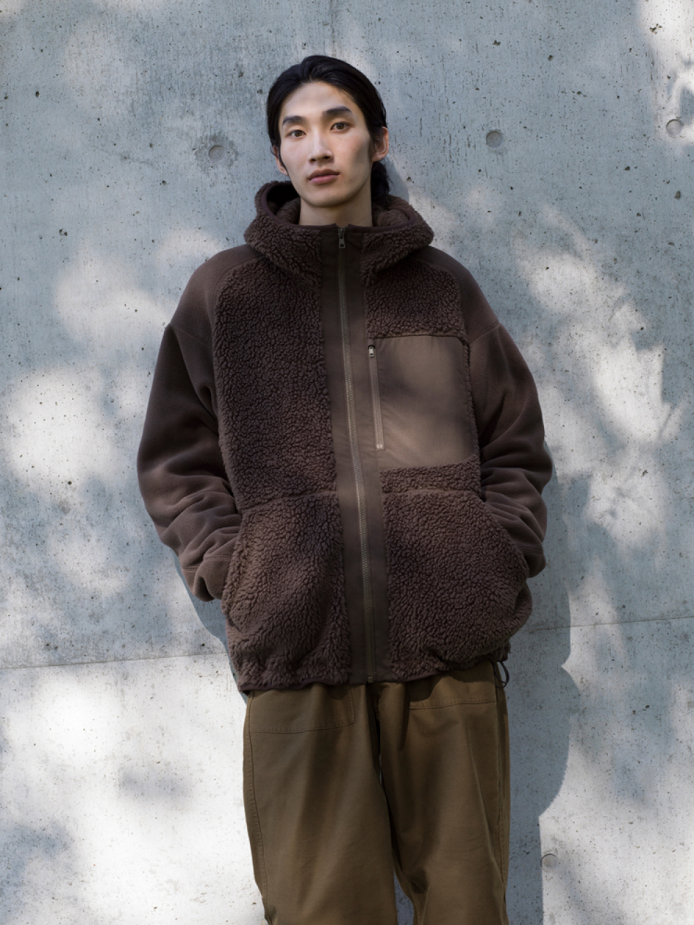 Fleece hotsell hoodie uniqlo