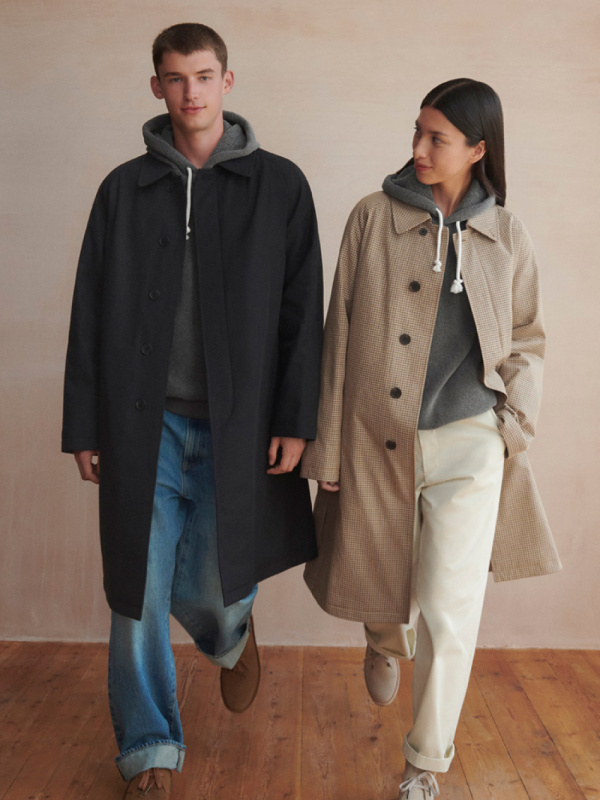 Uniqlo long coat outlet mens