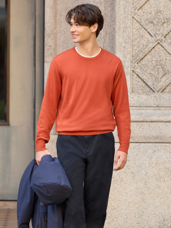 Uniqlo men's merino clearance sweater