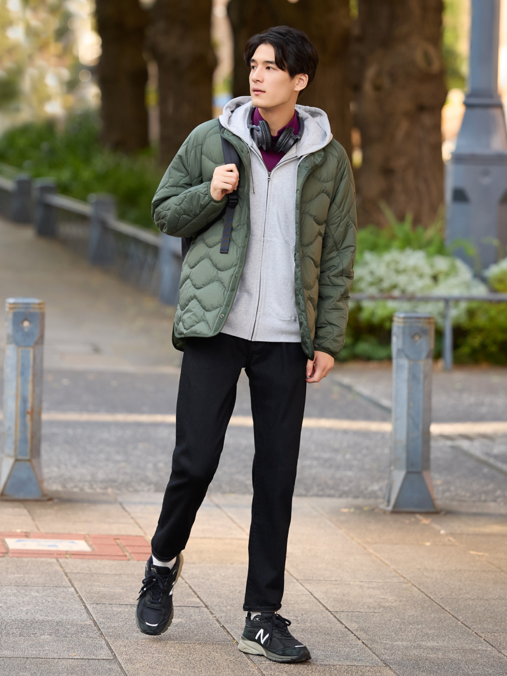 Shop looks for「Recycled Hybrid Down Jacket、Sweat Full-Zip Long