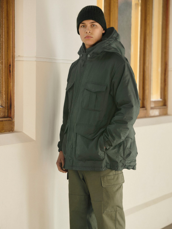 Uniqlo olive shop green jacket