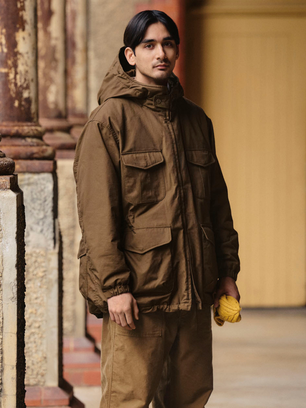 Shop looks for「PUFFTECH Utility Jacket (HEATTECH, Relaxed Fit)、Utility Work  Pants」