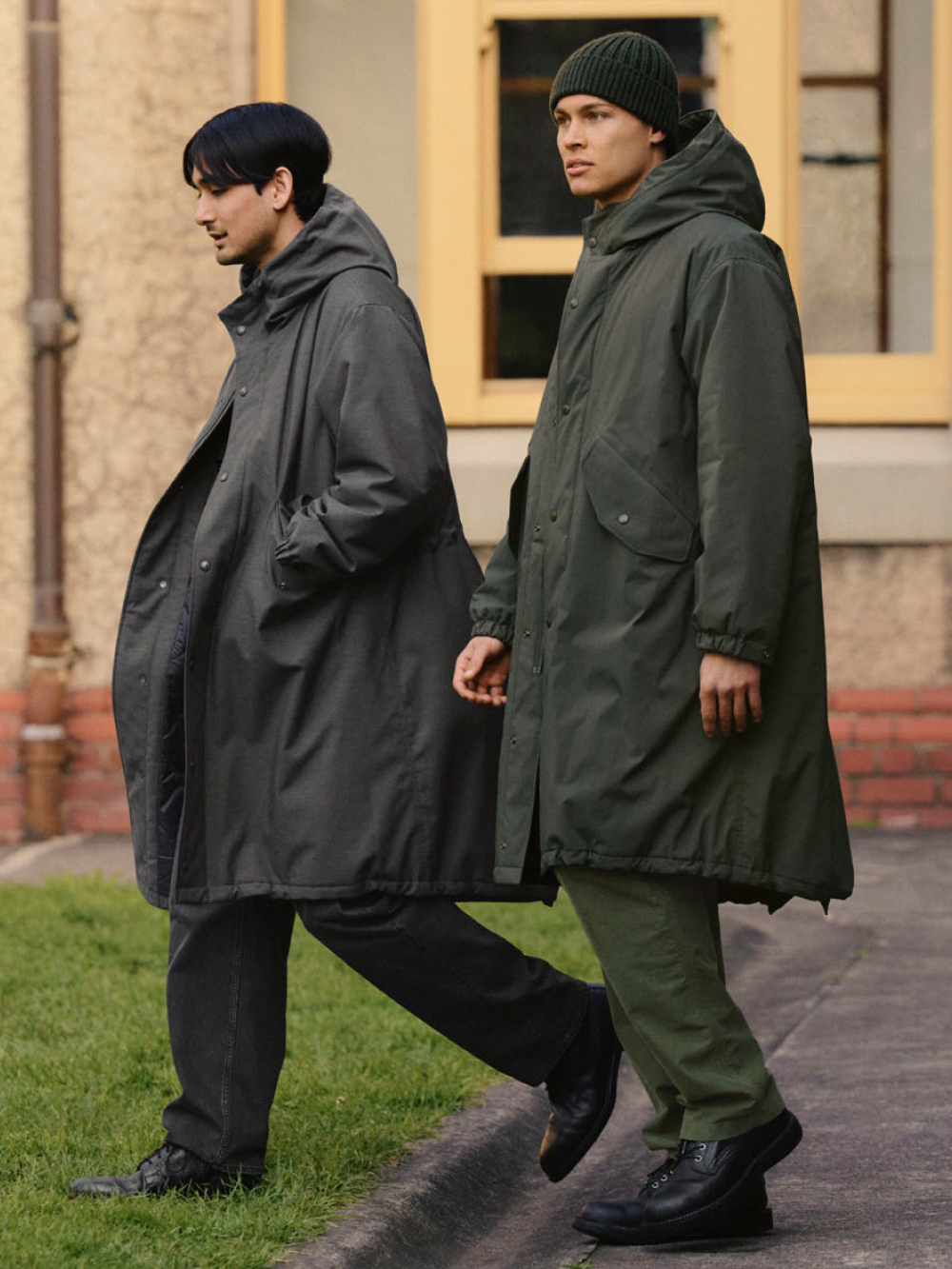 Uniqlo on sale hooded coat