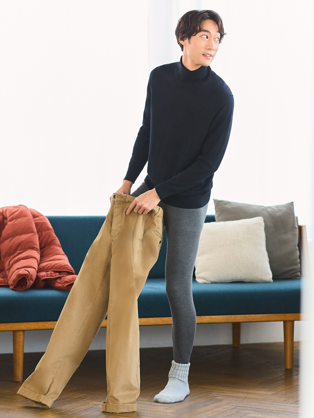 Uniqlo heattech mens clearance tights