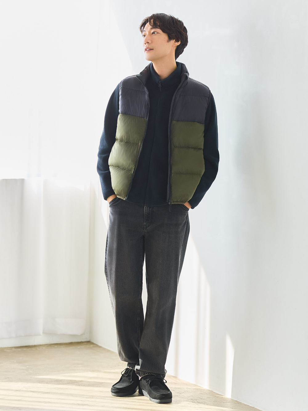 Uniqlo vest outlet jacket