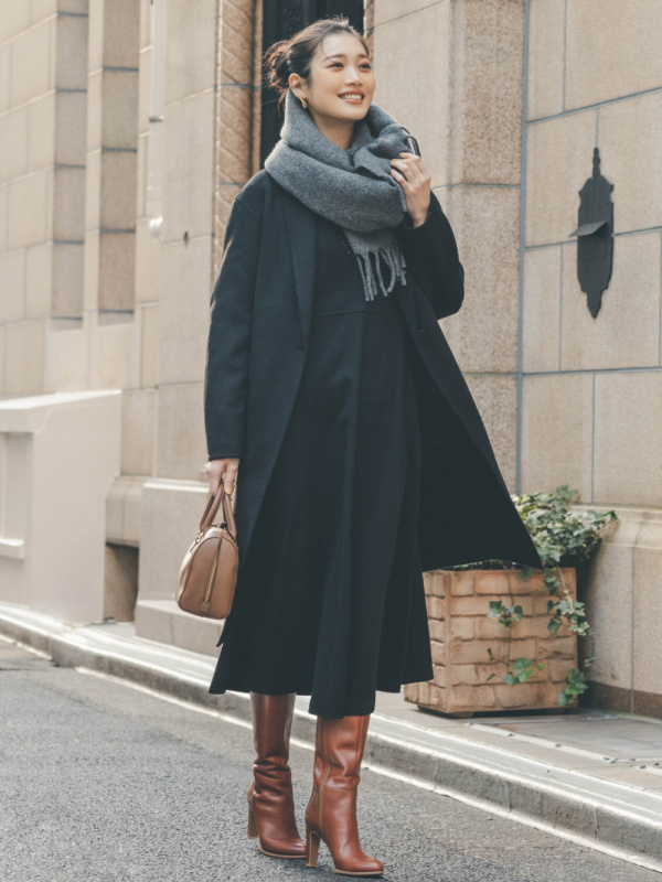 Uniqlo double cheap face cocoon coat