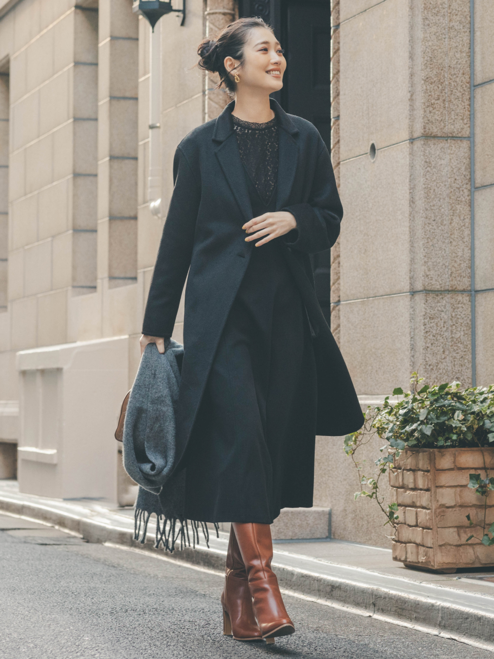 Ankle 2024 long coat