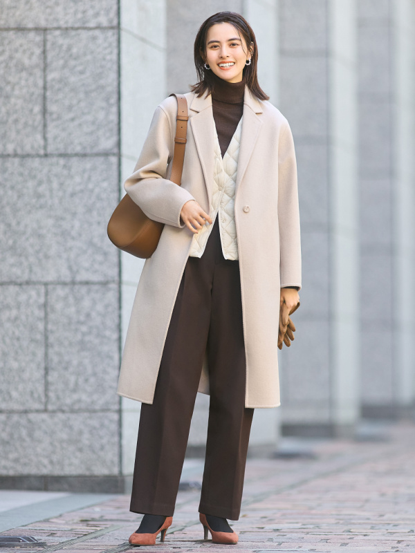 WOMEN'S DOUBLE FACE LONG COAT