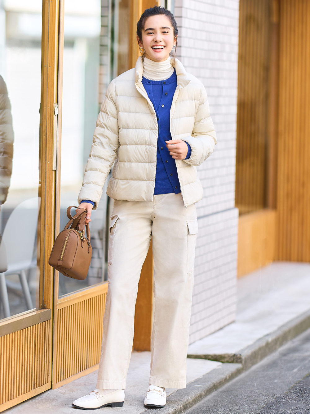 Uniqlo sales beige jacket