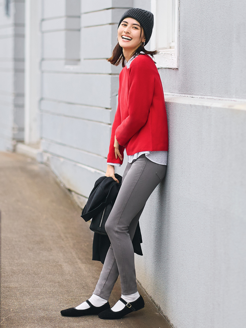 Shop looks for「Smart Ankle Pants (2-Way Stretch)、3D Knit Cotton