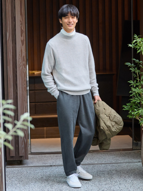 UNIQLO MEN PILE LINED SWEATPANTS