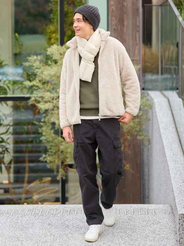 UNIQLO Fluffy Yarn Fleece Full-Zip Jacket