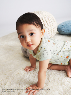 ラクスコレクション ボディスーツ AA105Q ユニクロ公式 | 絵本コレクション ボディスーツ ディック・ブルーナ