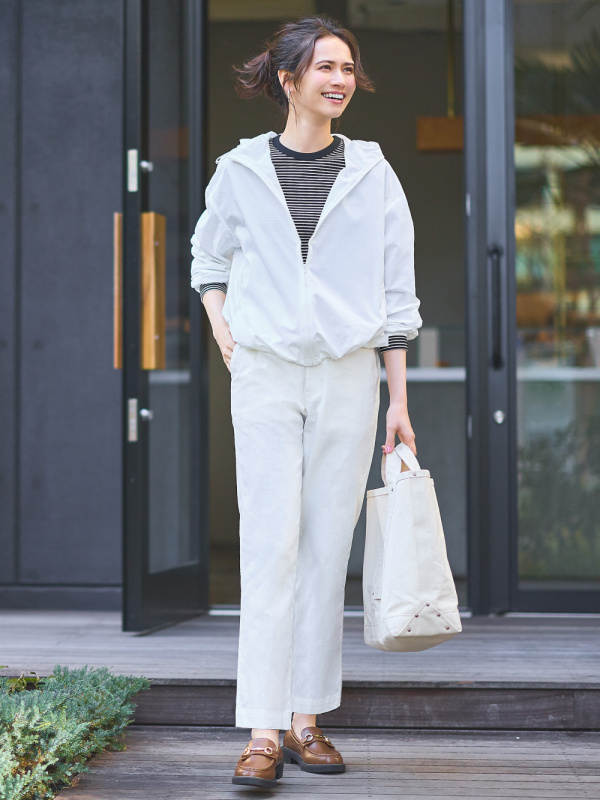 WOMEN'S LINEN COTTON TAPERED PANTS