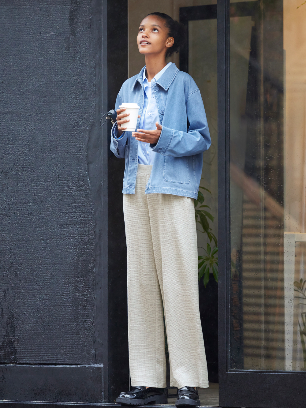 Check styling ideas for「Sweat Pants、Jersey Relaxed Jacket