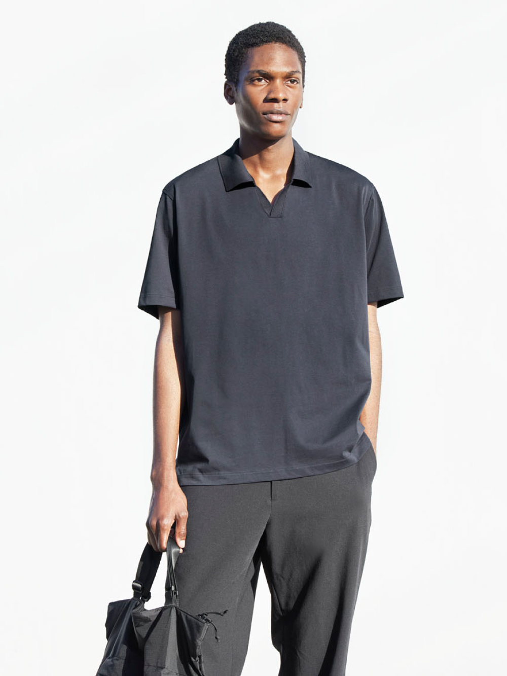 Compre UNIQLO AIRism Pique Polo Shirt Short Sleeve Button Down