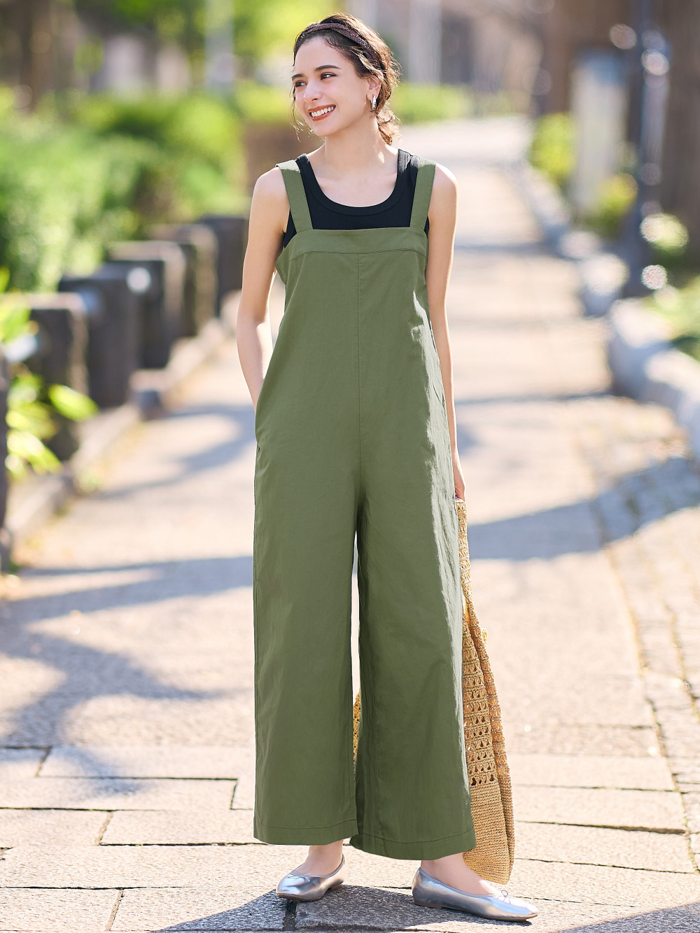 Linen jumpsuit uniqlo online