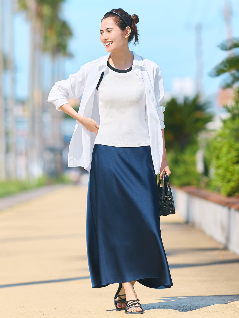 Chiffon skirt uniqlo best sale