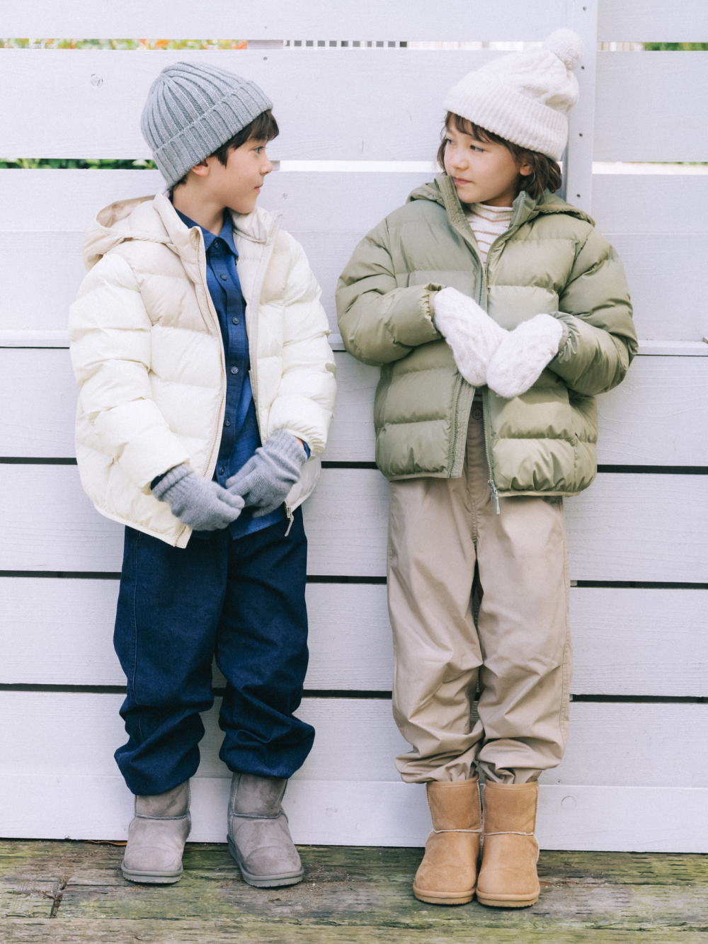 Uniqlo manteau enfant sale