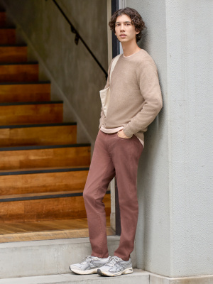 新品未使用！ユニクロ カシミヤ クルーネックセーター30natural 完売品 - メルカリ