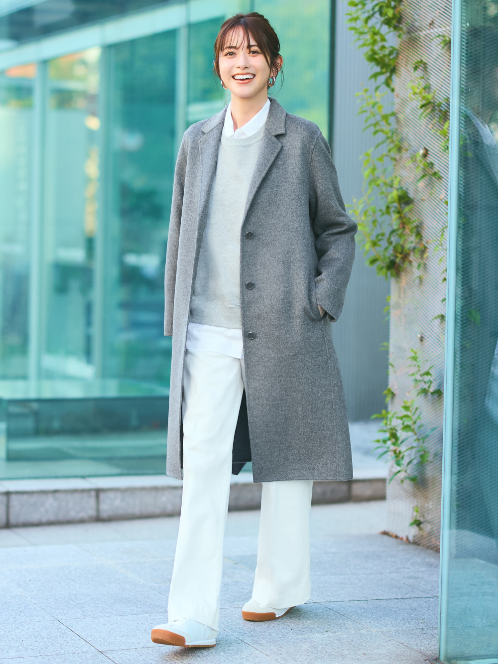 WOMEN'S DOUBLE FACE CHESTER LONG COAT | UNIQLO AU