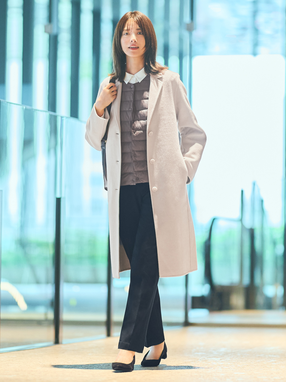 WOMEN'S DOUBLE FACE CHESTER LONG COAT | UNIQLO AU