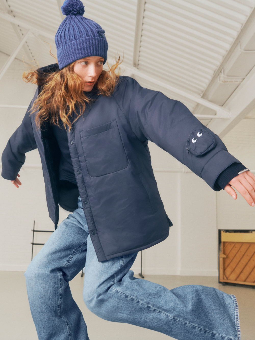 WOMEN'S ANYA HINDMARCH PUFFTECH SHIRT JACKET | UNIQLO AU