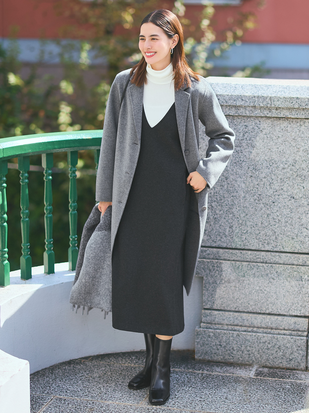 WOMEN S DOUBLE FACE CHESTER LONG COAT UNIQLO CA
