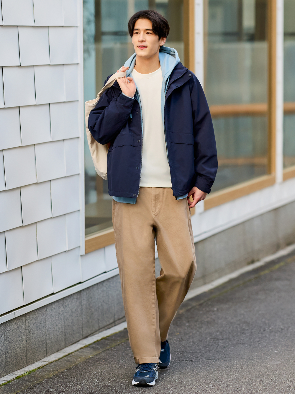 UNIQLOC 感動セットアップ DarkBrown 新品未使用】ユニクロC 感動ジャケット ダークブラウン XLサイズ