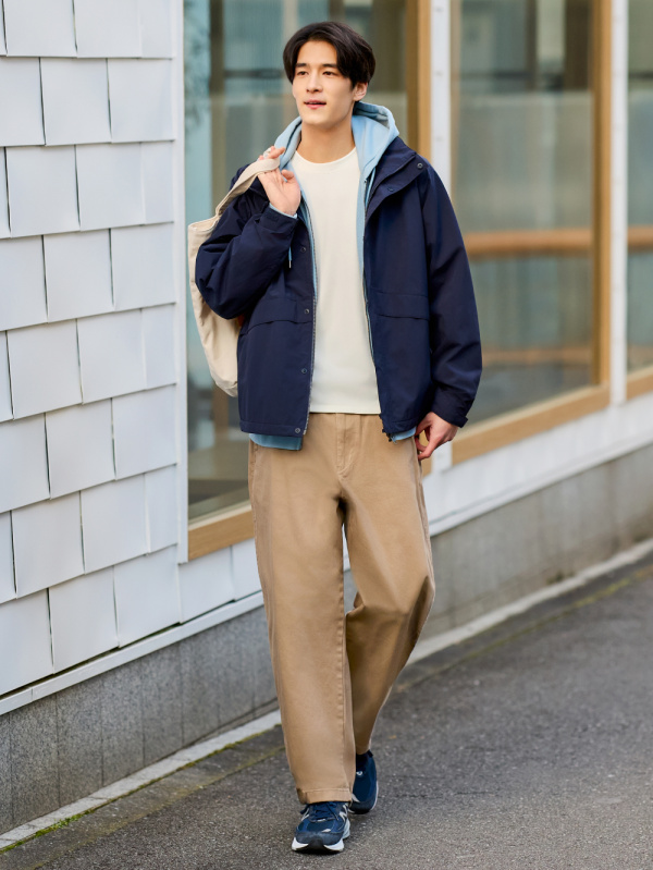 ユニクロ公式 | ウィンドプルーフスタンドブルゾン