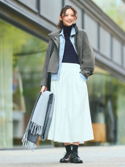 Souffle Chunky Stole | Color Block