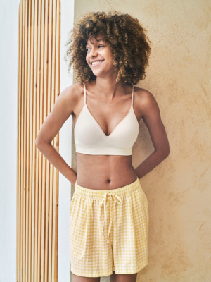 Seersucker Easy Shorts | Gingham