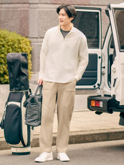 DRY-EX UV Protection Half-Zip T-Shirt (Long Sleeve)