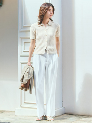 Pleated Wide Pants | UNIQLO US