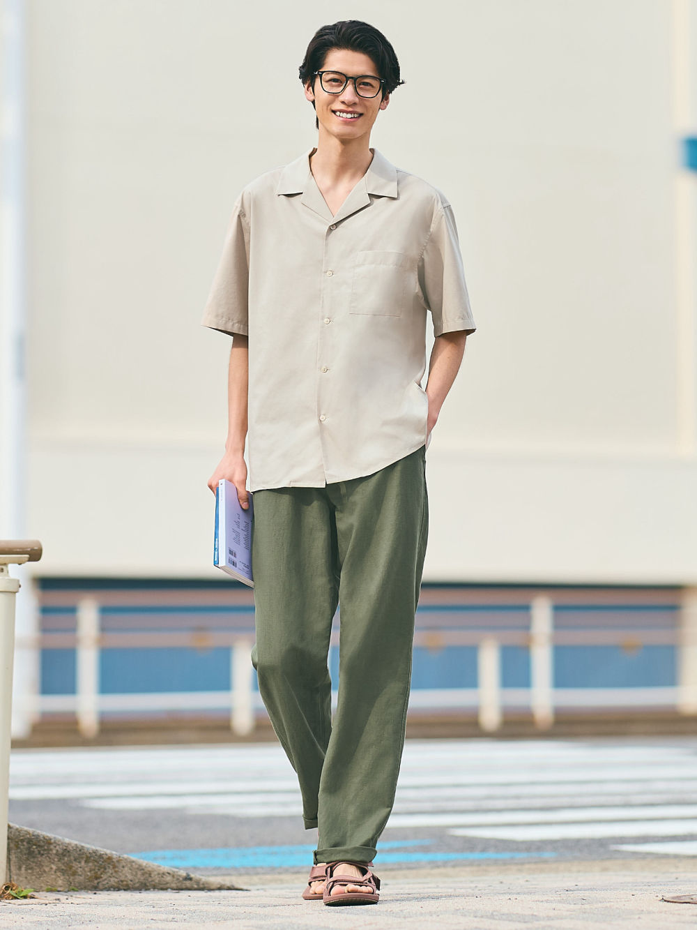 MEN'S LINEN BLEND RELAXED PANTS | UNIQLO IN