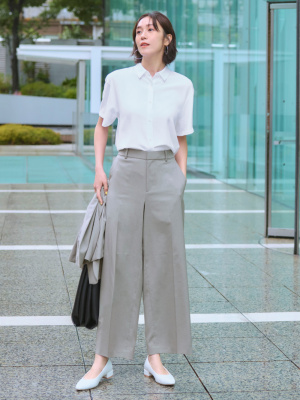 ユニクロ　感動ジャケット&ワイドパンツ　グレー　※タグ付き 感動パンツ｜UNIQLO Masterpiece 2025 Fall / Winter